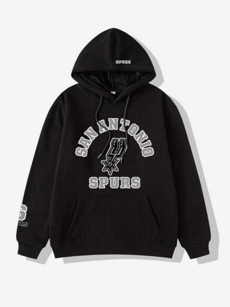 San Antonio Spurs Team Hoodie Férfi Pulóver