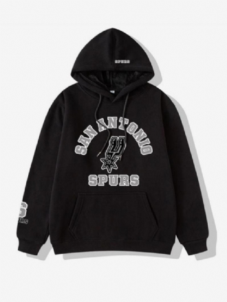 San Antonio Spurs Team Hoodie Férfi Pulóver