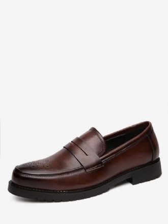 Férfi Brogues Penny Slip On Loafers Cipő