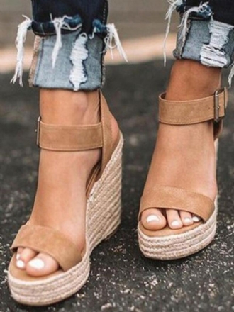 Női Terry Wedge Szandál Espadrill