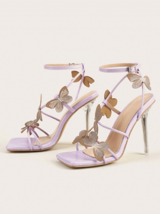 Női Butterfly Boka Steap Heels Esti Szandál Báli Cipő