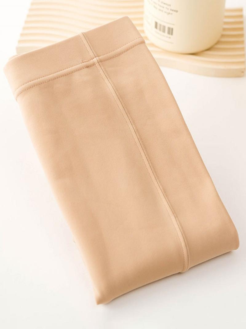 Leggings Női Kényelmes Nylon 130g Harisnya Téli Meleg - Sárga / Piros